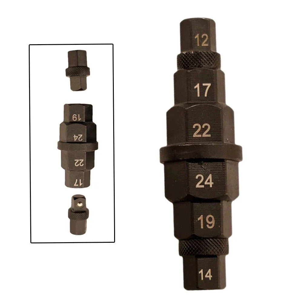 6-in-1 Motorcycle Axle Wrench for Reliable Performance