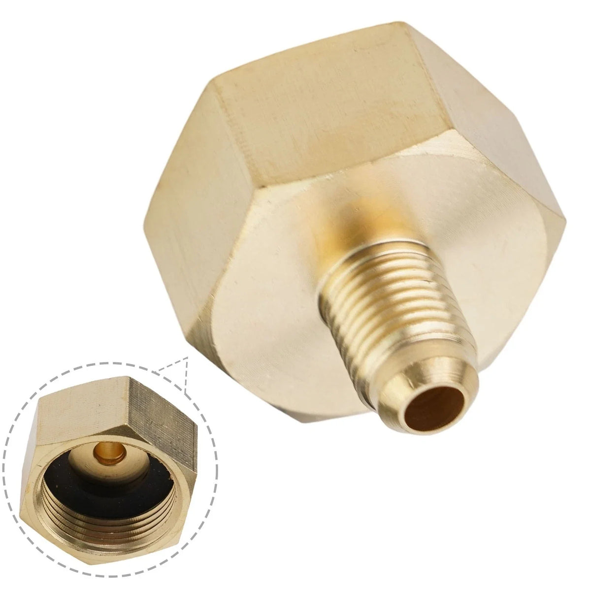 1/4 SAE G3/4 Bottle Adapter for Car Conditioner (60g)