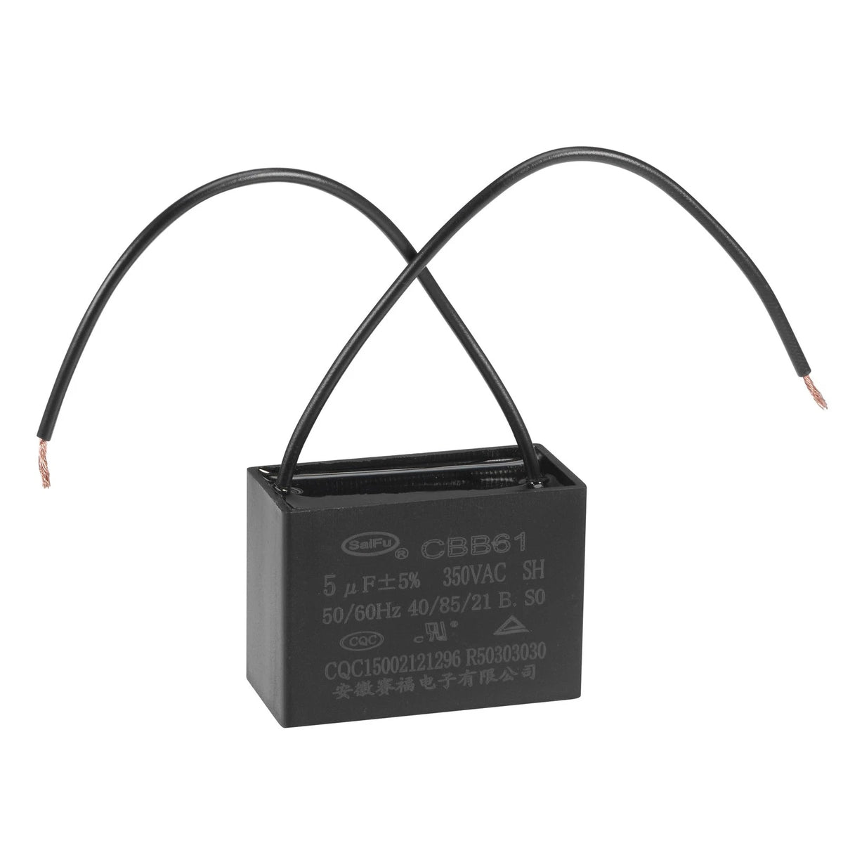 Ceiling Fan Capacitor CBB61 5uF 350V AC for Ceiling Fans