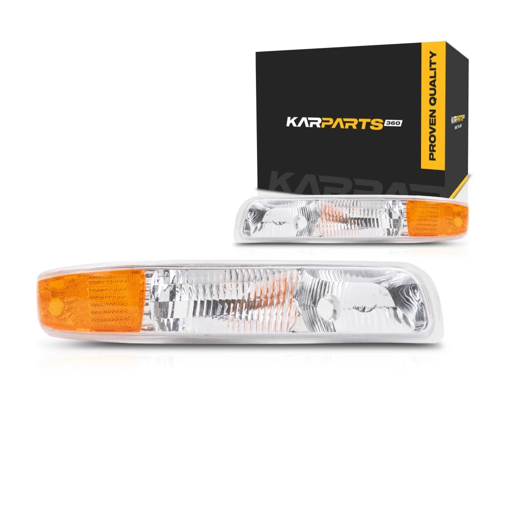 Parking Light Pair for Chevy Silverado 1500 (1999–2002) PLX-M0-GM166-U000L, GM2520173, GM2521173