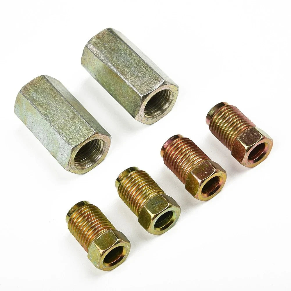 2-Way 10mm Brake Pipe Connector Fittings for M10 Nuts