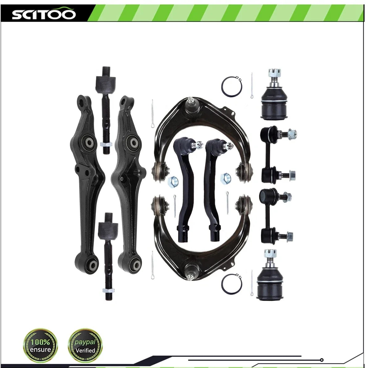 Front Control Arm w/ Ball Joints Suspension Kit for Acura TL (1999–2003)