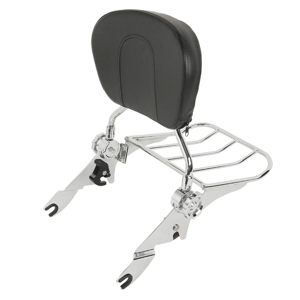Detachable Backrest Sissy Bar & Rack for Harley Electra Street Glide (2009–2025)