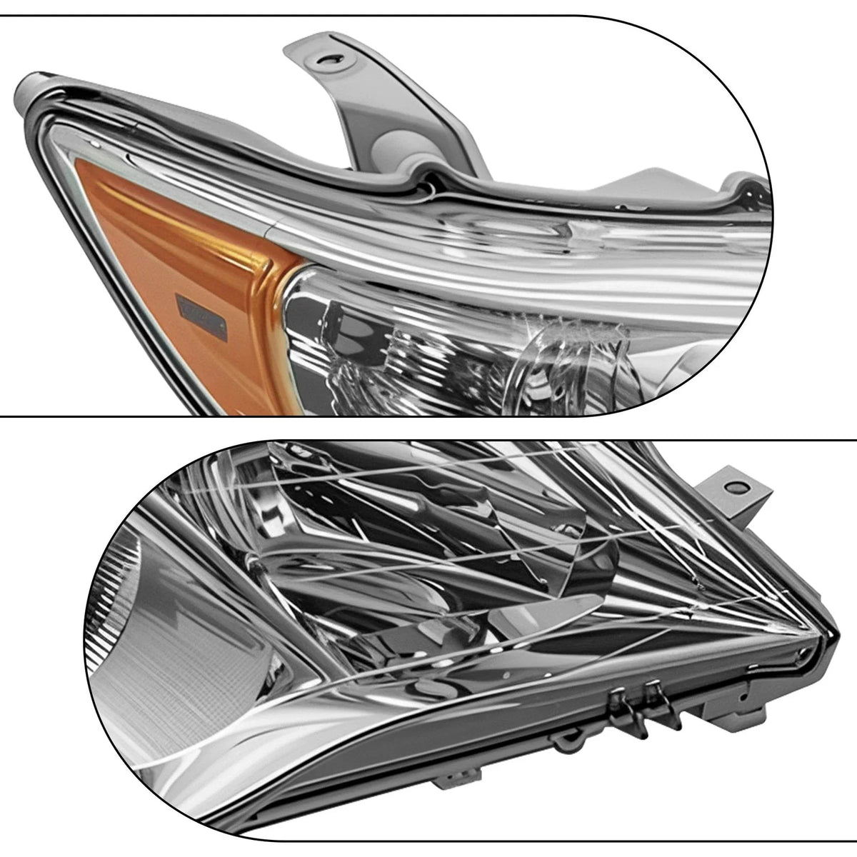 Pair of Headlights for Toyota Camry Hybrid (2012–2014)
