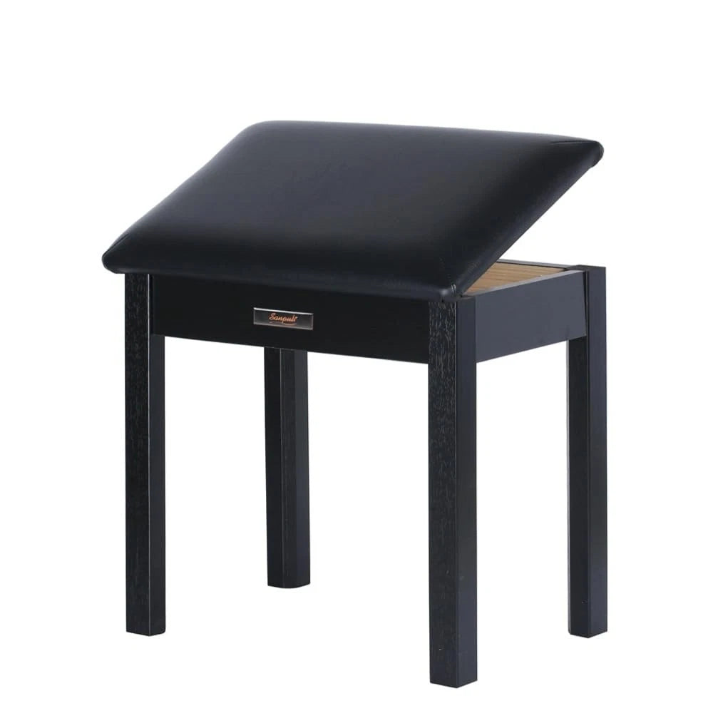 Solid Wood Piano Bench with Storage for Piano Stool