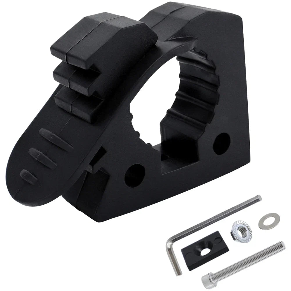 Quick Mount Rubber Tool Holder Clamp for Cars RVs ATVs Boats (3-4cm Pipes)