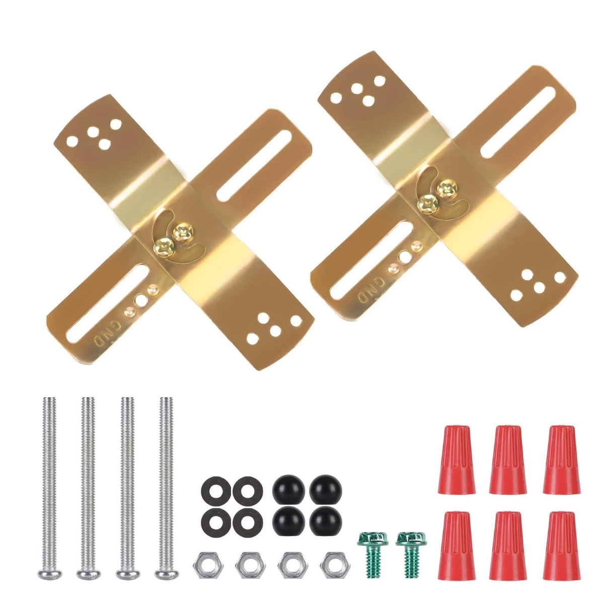 2X 4" Light Fixture Mounting Brackets for Adjustable Fixtures
