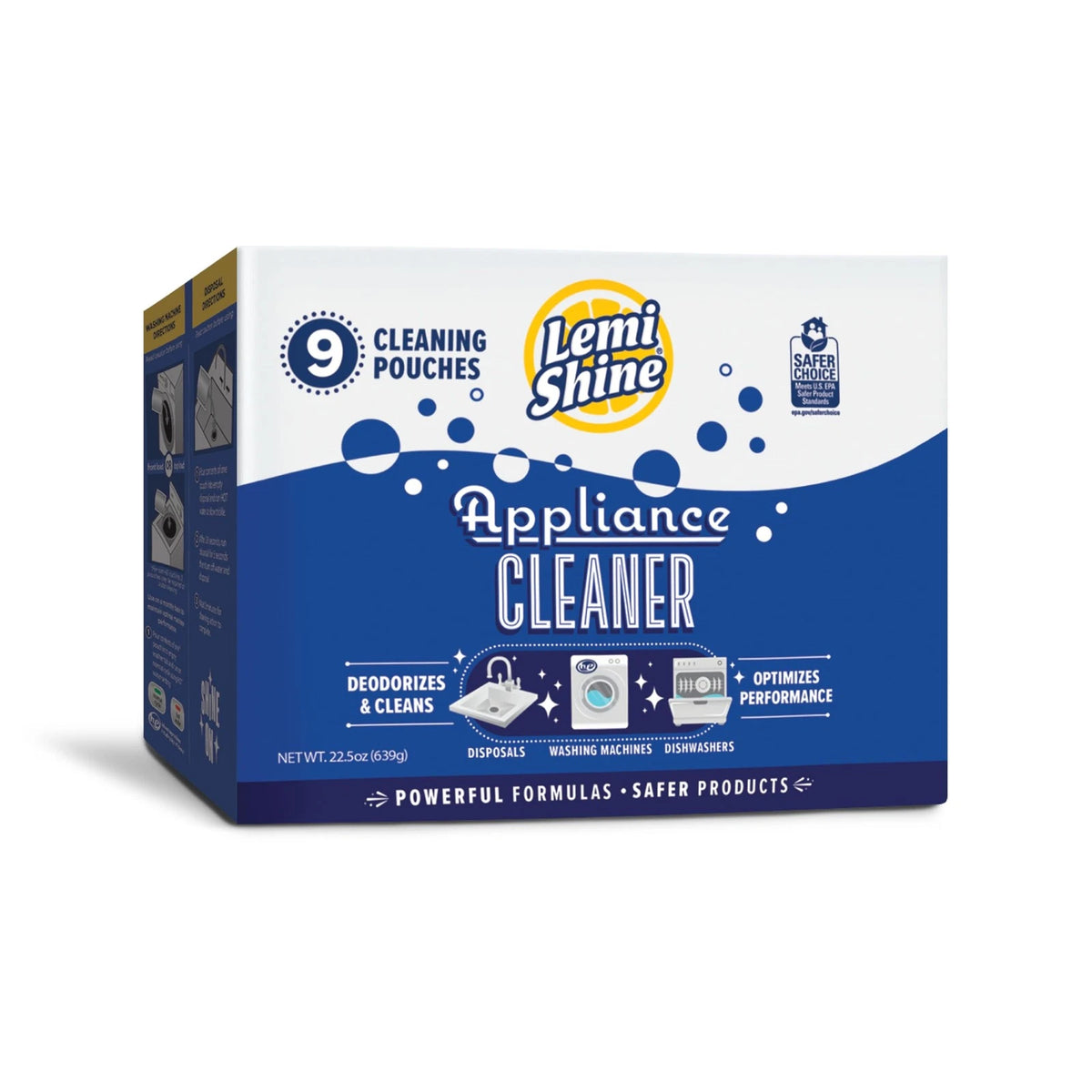Lemi Shine Appliance Cleaner & Deodorizer for Various Appliances (Pack of 9)