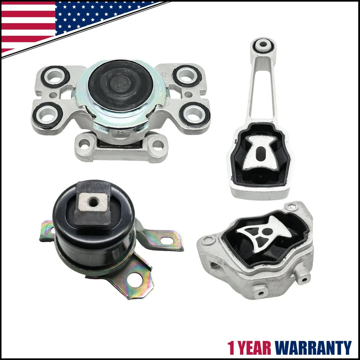 Engine Mount 4PCS Kit for Volvo XC60 S80 XC70 S60 V60 V70 (2007–2016) A4070