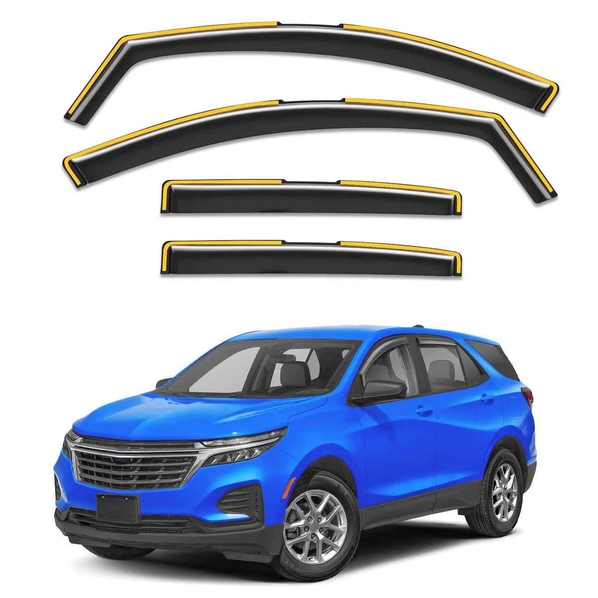 Rain Guards for Chevy Equinox (2018–2024) | Window Deflectors