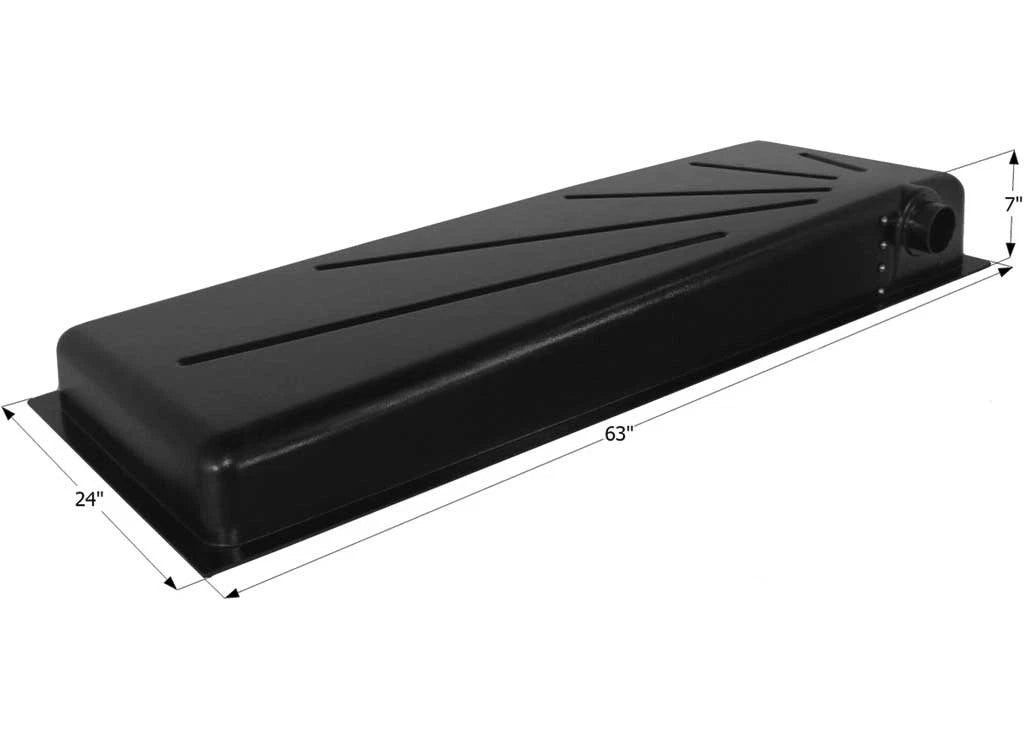 Icon 12583 RV Waste Holding Tank for RVs (28 gal, Left Side Drain, 3" Spigot)