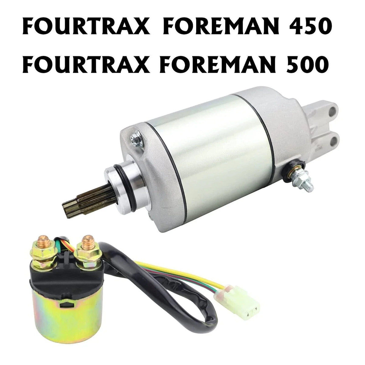 Starter with Relay for Honda TRX500FPE FourTrax Foreman ES (2009–2011)