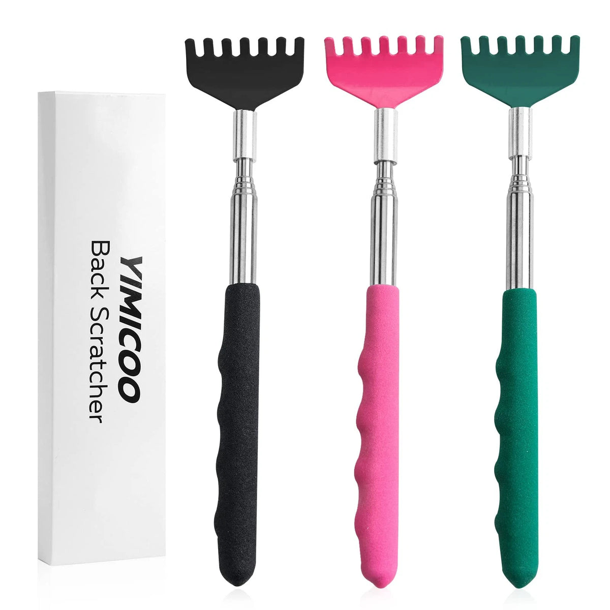 3 Pack Extendable Back Scratcher for Universal Use (No Specific Years)