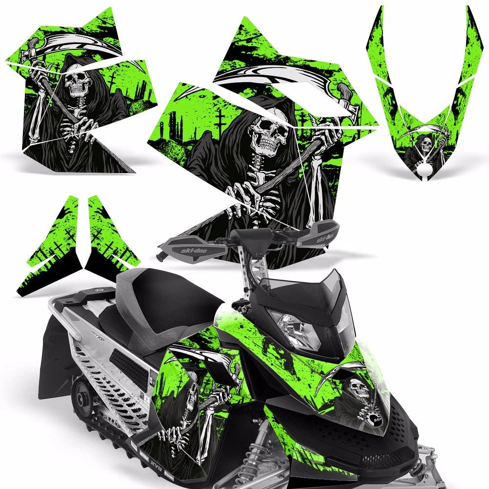 Snowmobile Graphics Kit for Ski Doo Rev XP (2008–2012)