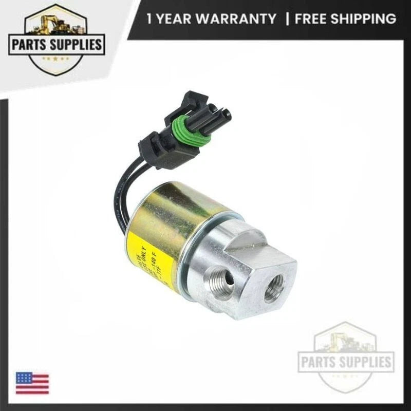Solenoid Valve Lockoff Shut-Off for Propane LPG with Connector