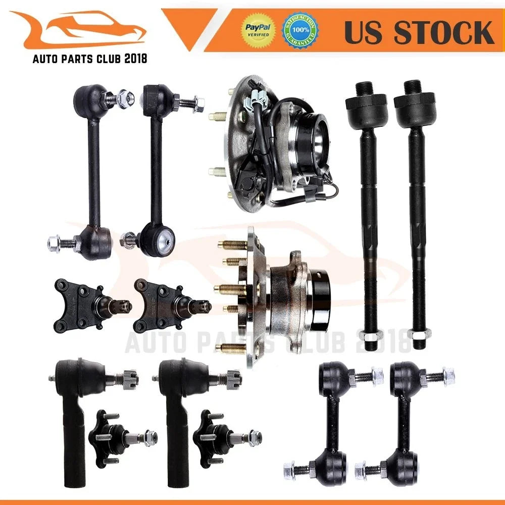 14pc Front Wheel Bearings & Sway Bar Links for Colorado Canyon (2004–2005)