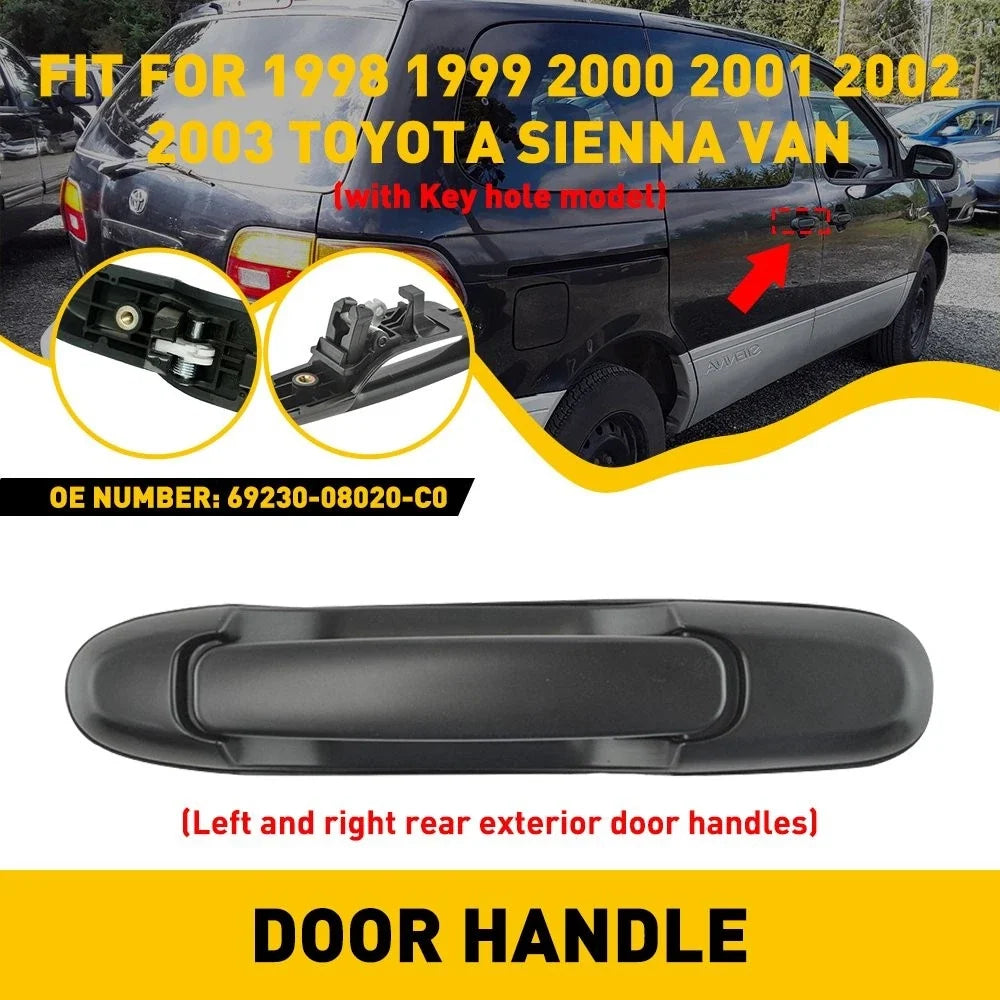 Exterior Door Handle Set of 2 for Toyota Sienna (1998–2003) EXV