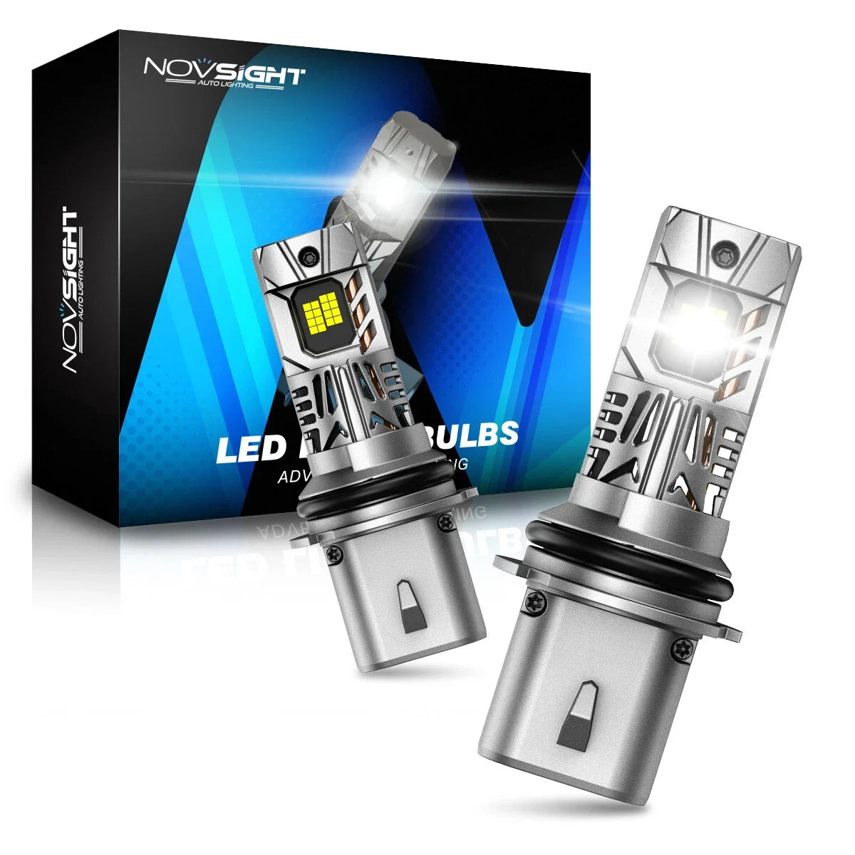 2X NOVSIGHT 9007 HB5 LED Headlight Bulbs 90W 6500K White (Fits )