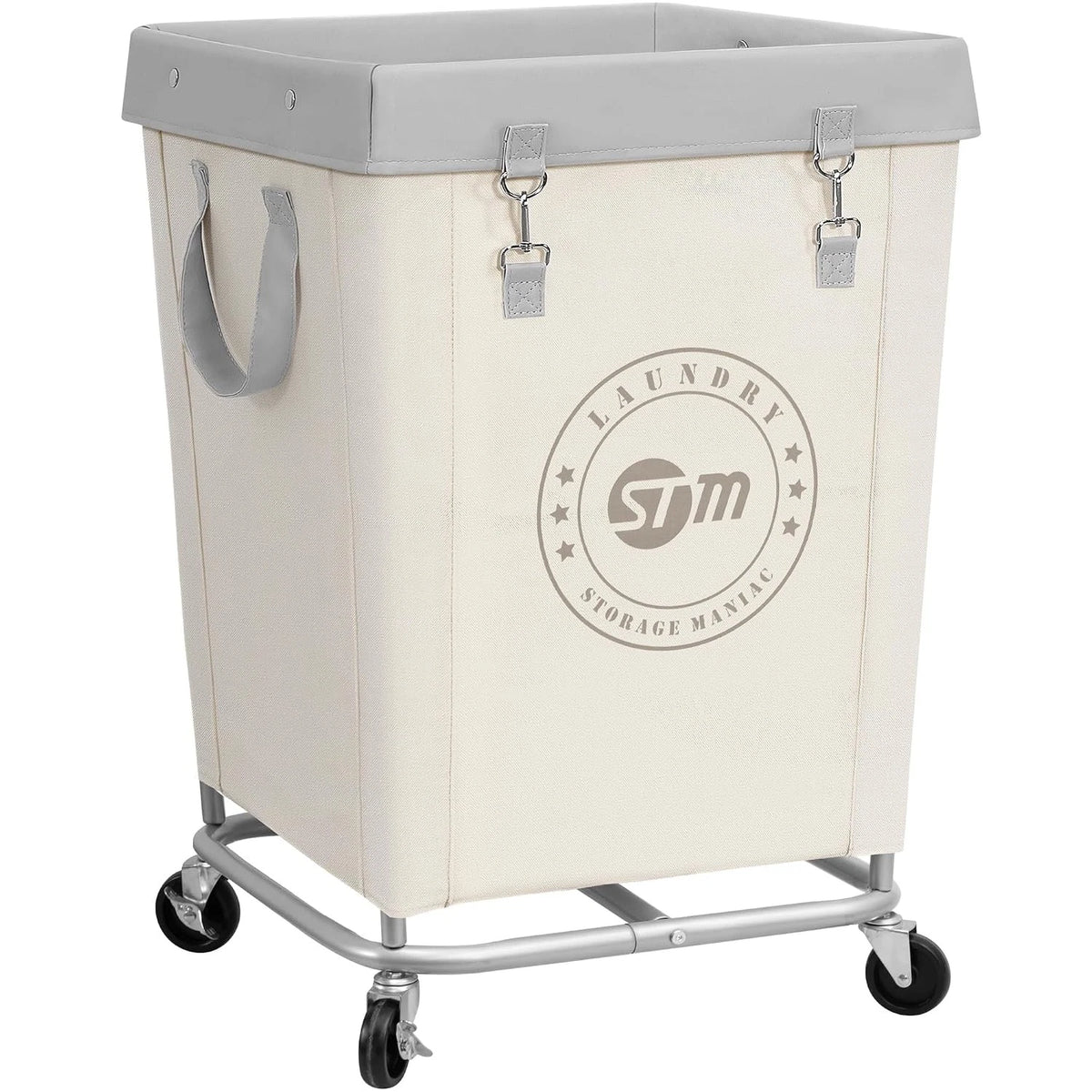 Heavy Duty Commercial Laundry Hamper with Steel Frame 160L