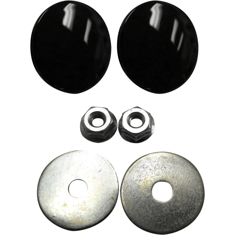 Fairing Mirror Hole Plugs for LA Choppers (LA-9001-00B) - Black