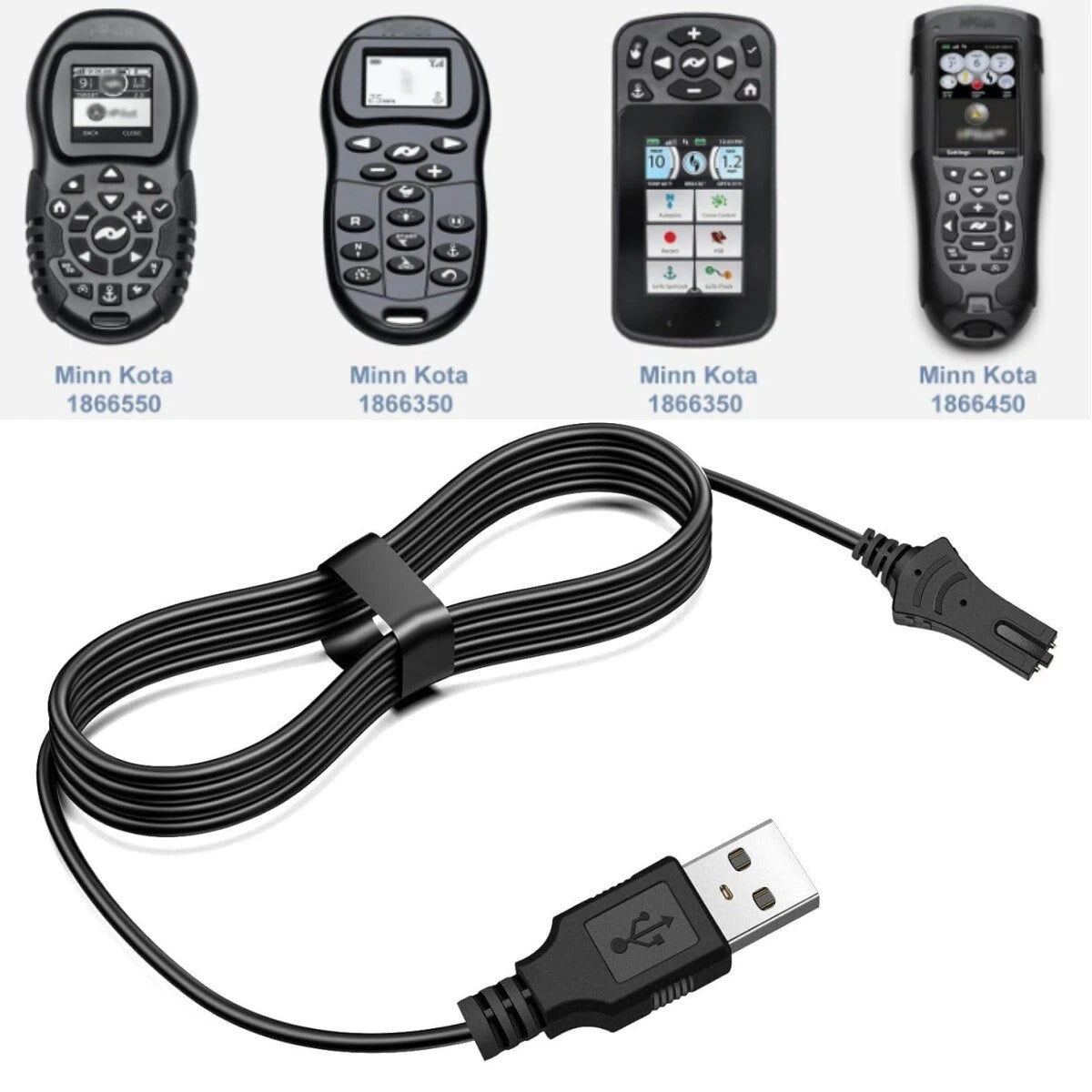 Charging Cable for Minn Kota i-Pilot Link Remote Control (1866460)