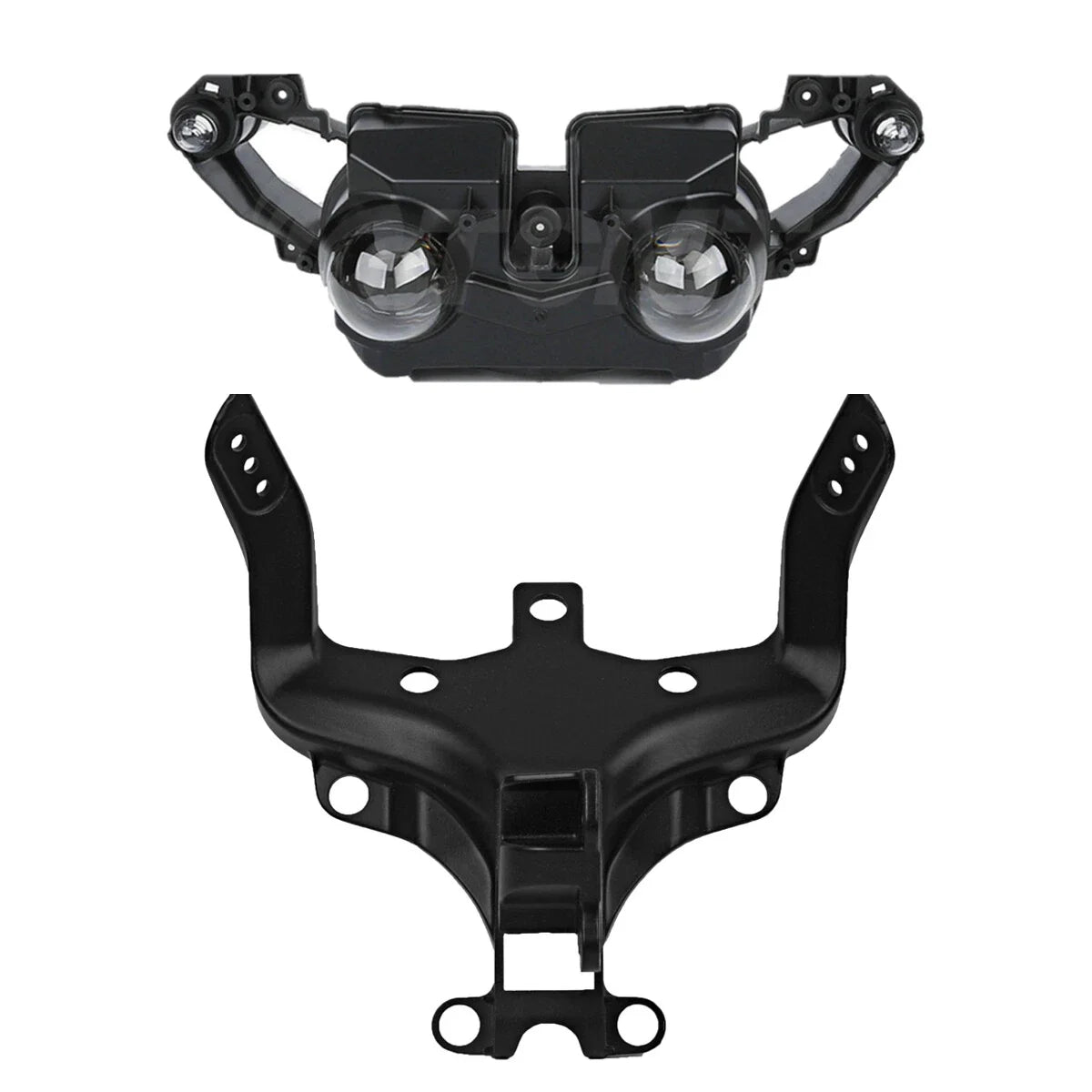 Front Headlight Assembly & Fairing Stay Bracket for Yamaha YZF R1 (2009–2011)