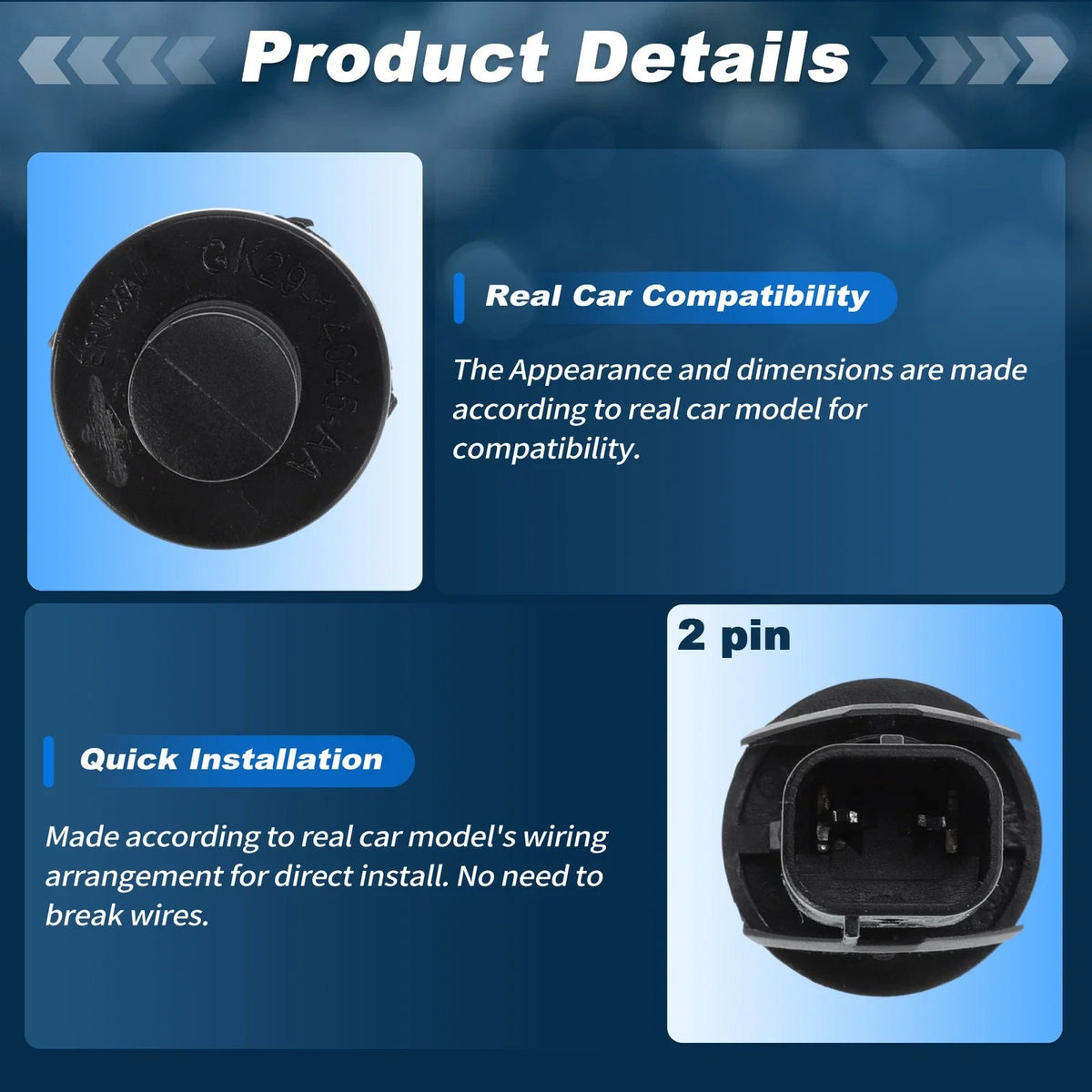 Sliding Door Switch Contact for Ford Transit MK6 (2000–2006), MK7 (2006–2014), MK8 (2014–2022)