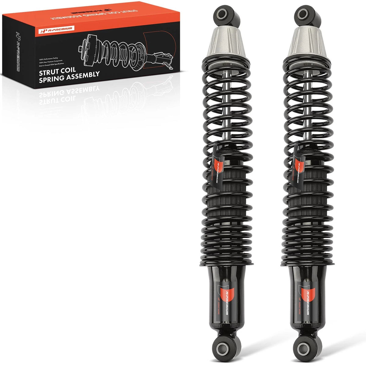 Set of 2 Rear Shock Absorbers for Ford Transit Connect (2010–2013) 58657