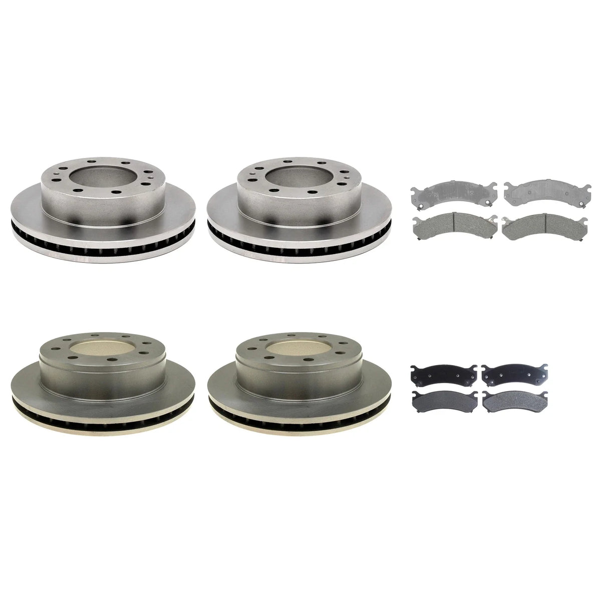 ACDelco Silver Brake Kit Disc Rotors Pads for Sierra 2500 (2015–2019)