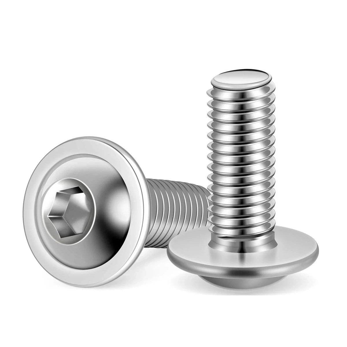 M8-1.25 Flanged Button Head Socket Cap Screws for Automotive