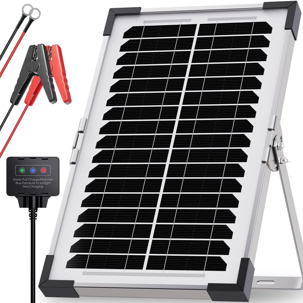 7.5W Solar Battery Maintainer & Trickle Charger for 12V Systems
