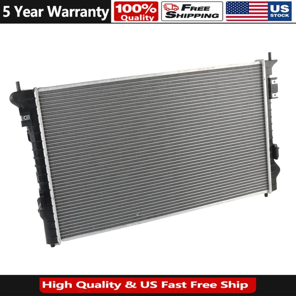 Aluminum Radiator CU2937 for Lincoln MKS & Ford Edge (2007–2016)