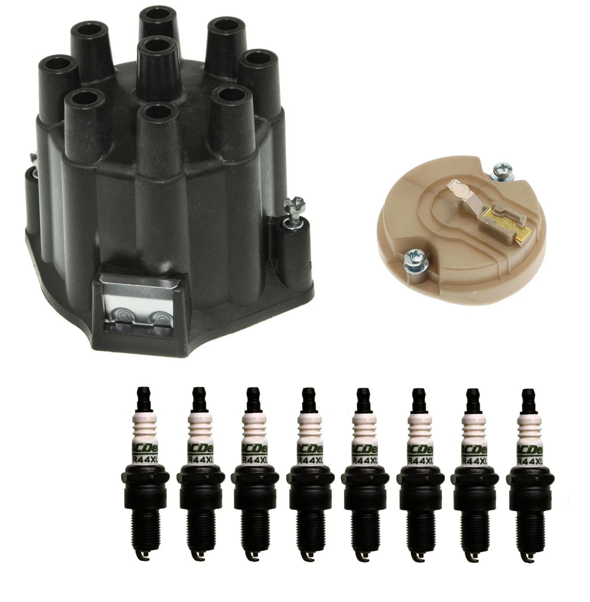 ACDelco Distributor Rotor Cap & Spark Plugs Kit for Chevrolet Impala (1959)