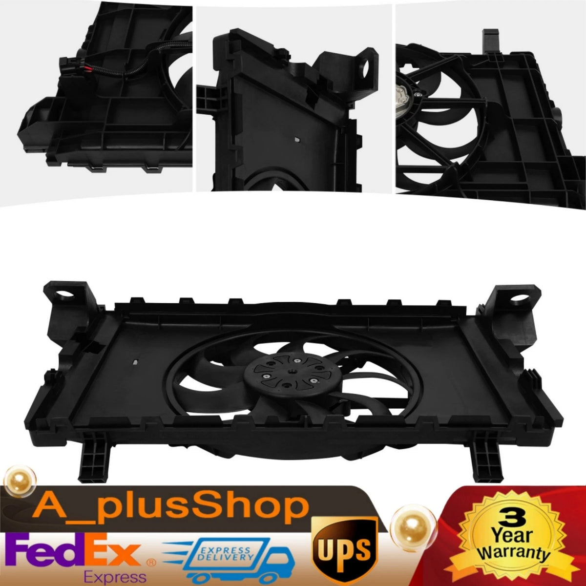 Engine Cooling Fan Assembly for Tesla Model Y (2021–2022) 149399500B, 160780700A