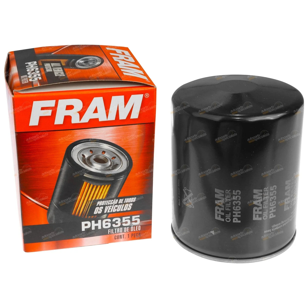 Engine Oil Filter for Mitsubishi Delica P25W 2.5L 4cyl 4D56T (1989-1994)