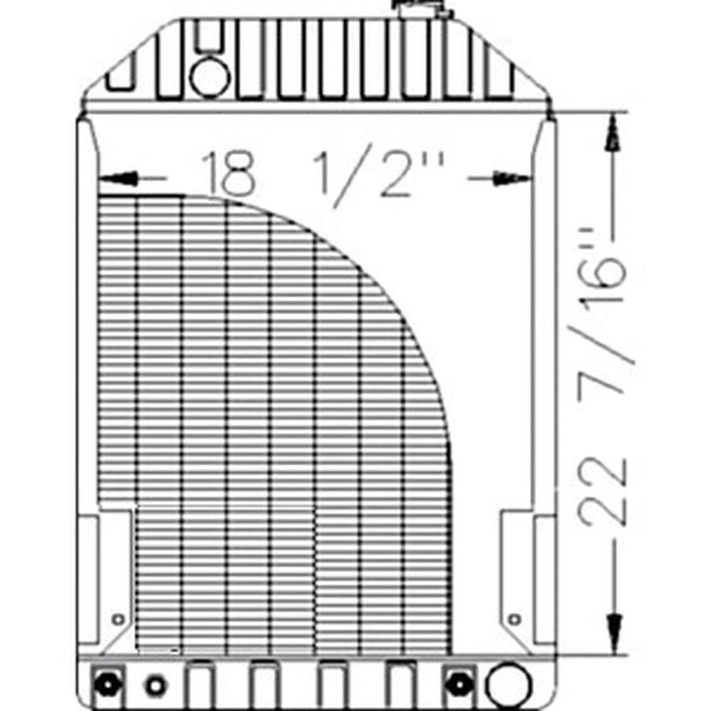 Radiator for 7810 S (Fits 82980245, 82980245-A)