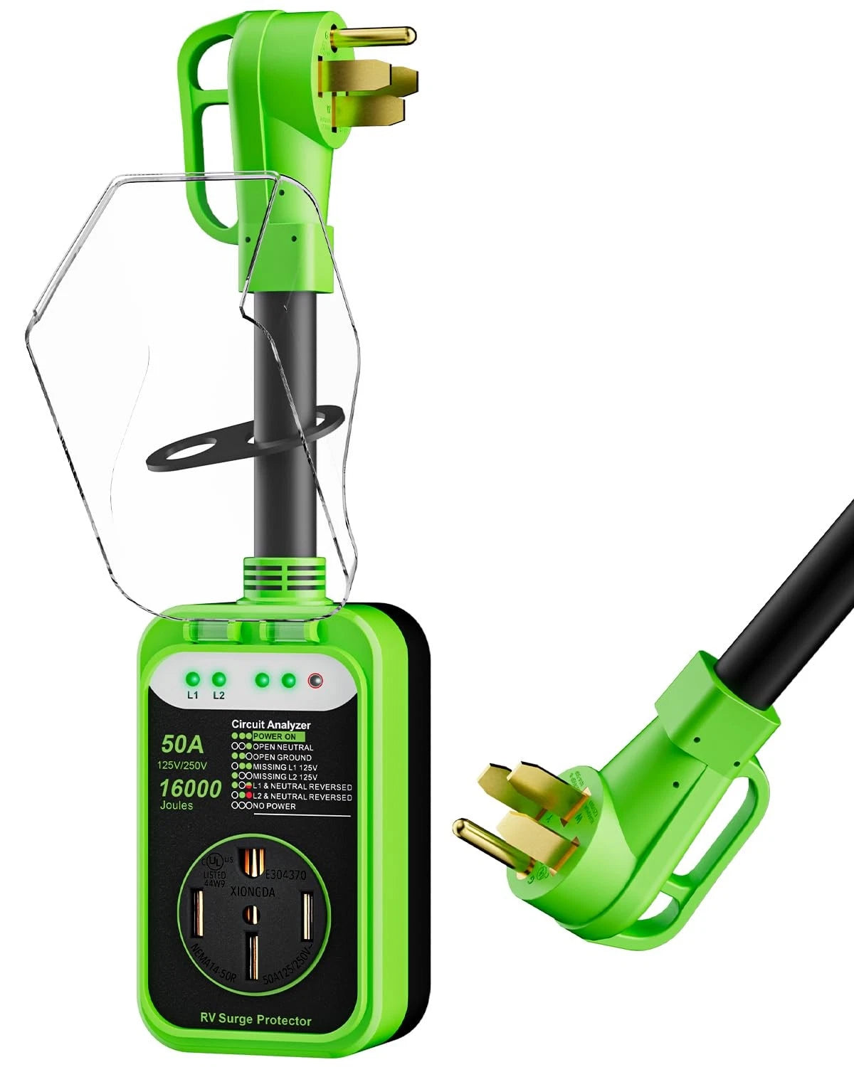 50 Amp RV Surge Protector with 16000 Joules Protection
