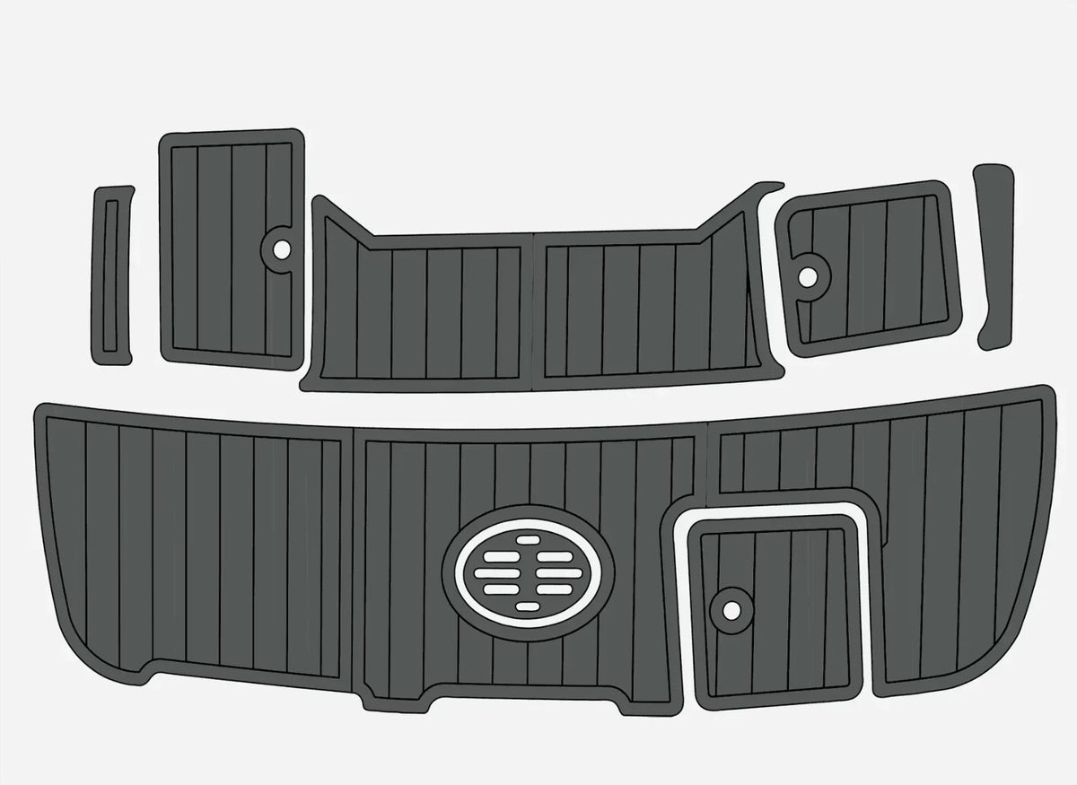 EVA Faux Teak Decking Floor Pad Mat for Monterey 262 Cruiser (2000–2002)