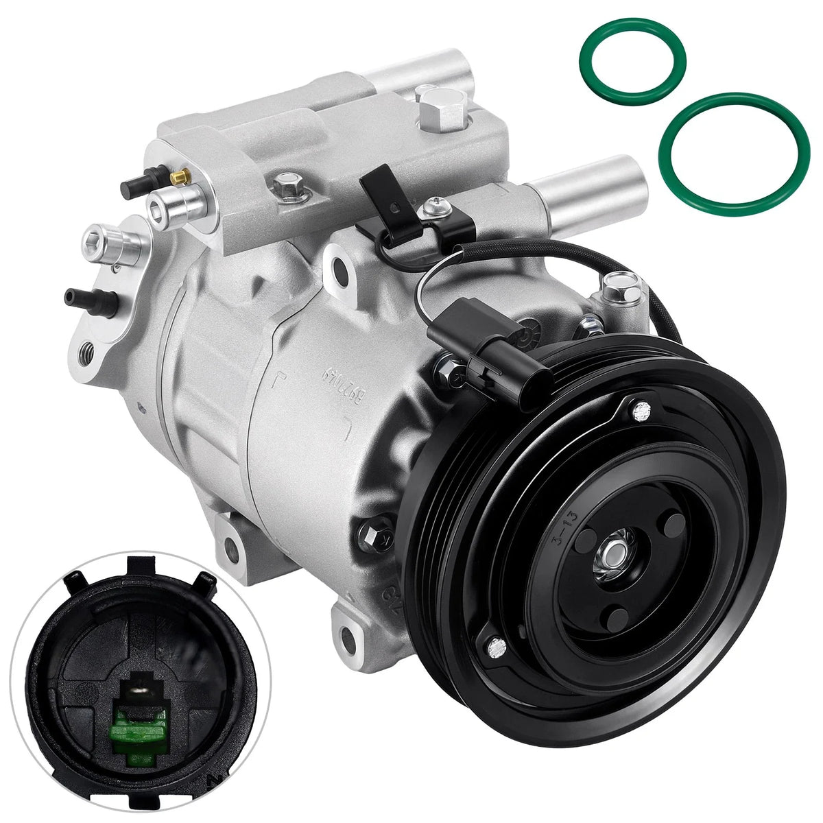 AC Compressor w/Clutch for Kia Rio/Rio5 (2006–2011) CO 10980C 977011G010