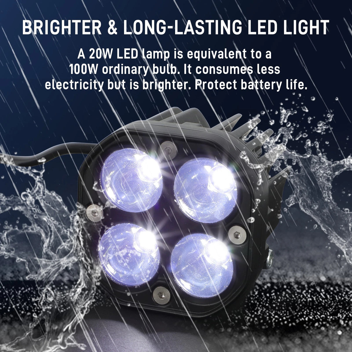 LED Work Light Kit 2X for Gravely Pro-Turn Z ZT HD Mower (2016–Present) 79108600