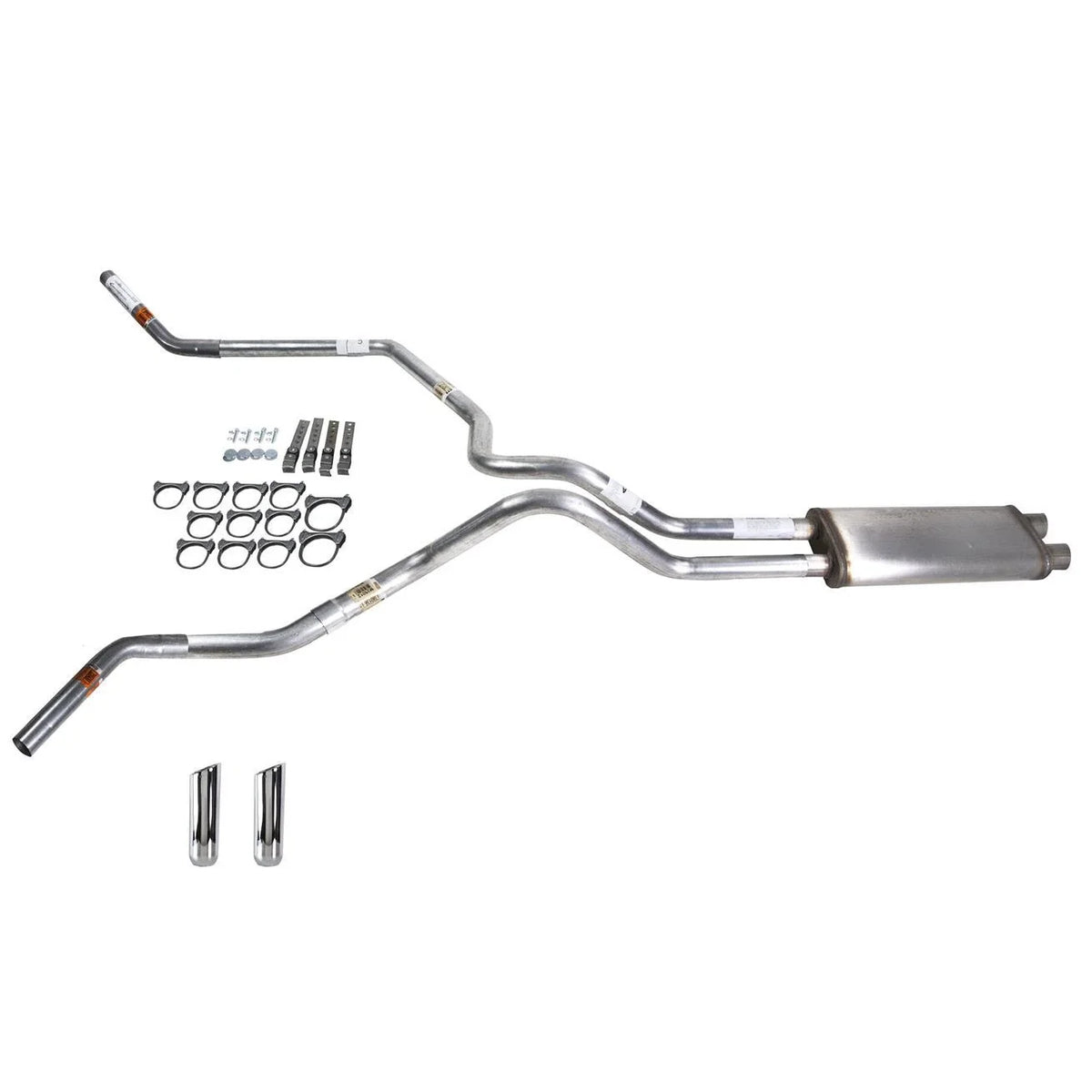 Dual Exhaust 2.5" Stainless Muffler Pipe for Tundra (2000–2007)