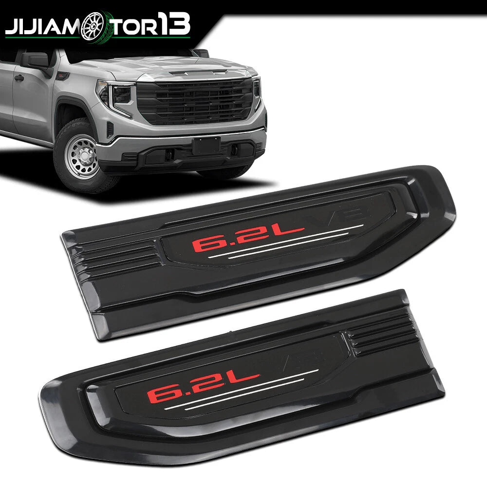 Fender Vent Emblem Kit 2X for GMC Sierra 1500 (2019–2024) J-02ETR4538ABK