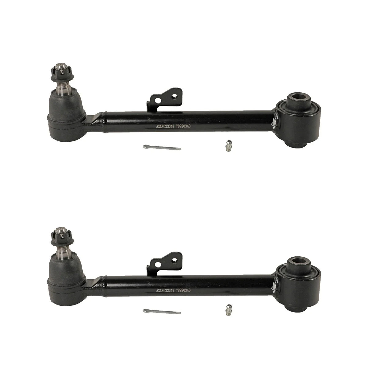 2X Moog Rear Lower Forward Control Arm Ball Joint Set for Santa Fe, Sorento (2001–2019)