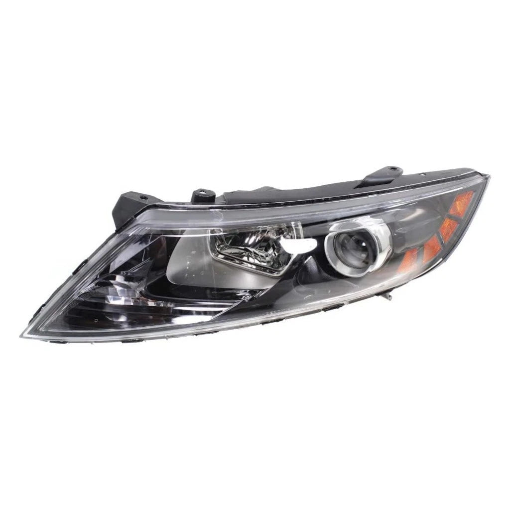 Headlight Driver Side for Kia Optima (2011) KI2502146, LLX-KI2502146-CL360A70 w/LED