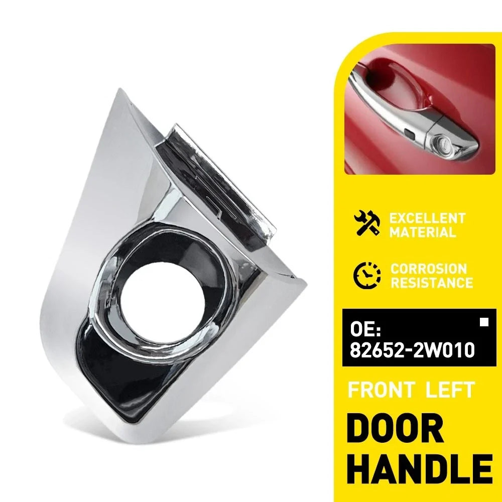Front Left Exterior Door Handle Cover for Hyundai Santa Fe (2013–2019) EXV