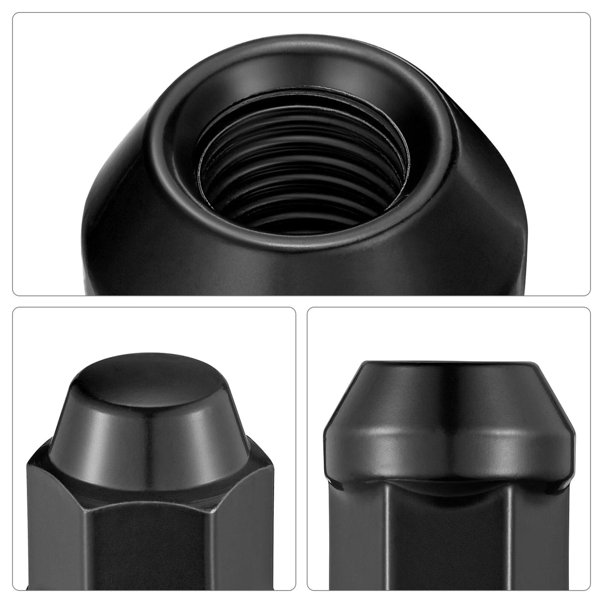 Set of 20 Acorn Lug Nuts for Chevy Corvette Cruze Impala Malibu