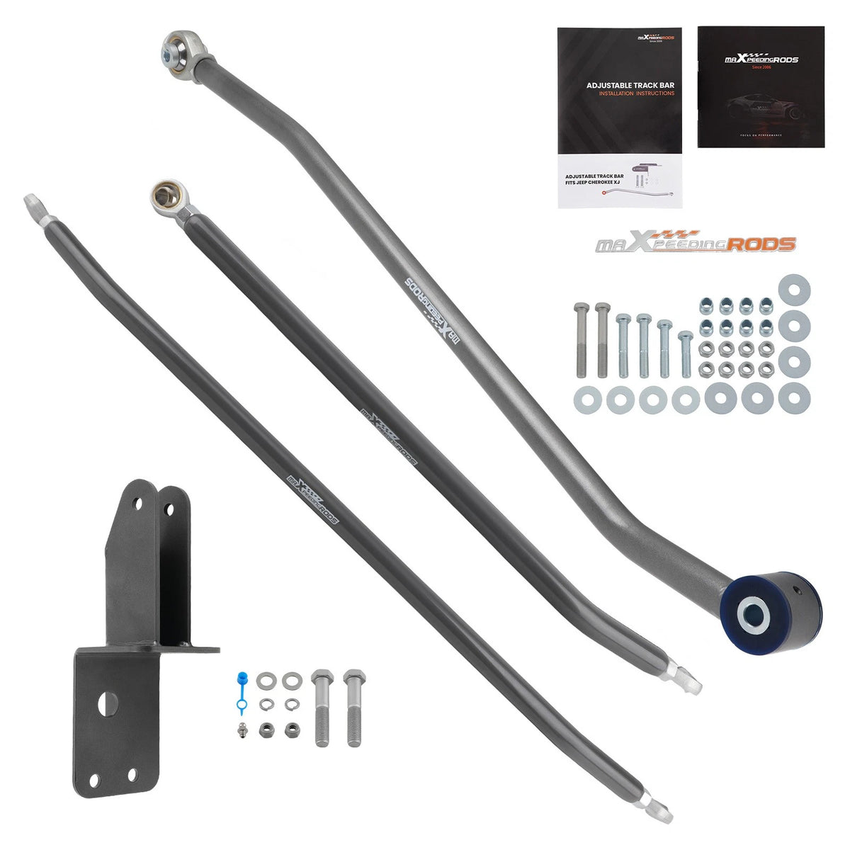 Adjustable Front Track Bar Crossover Steering Kit for Jeep Cherokee XJ (1984–2001) - 6PZ9QC