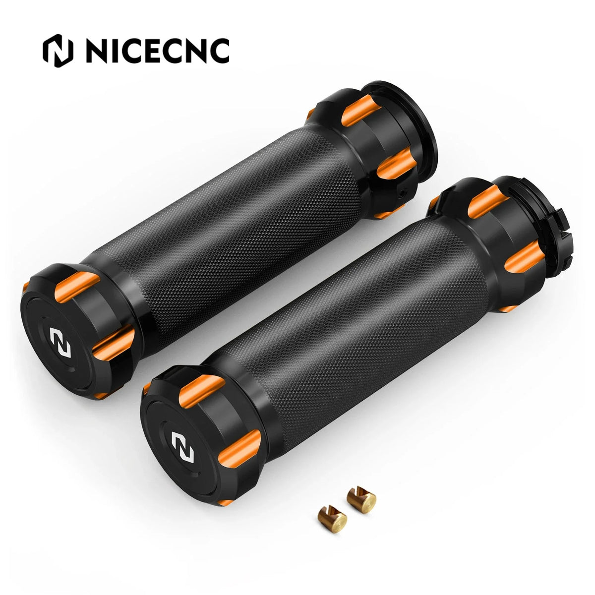 CNC Handlebar Hand Grips for Harley Dyna Street Bob FXDB FXDBP (2006–2017)