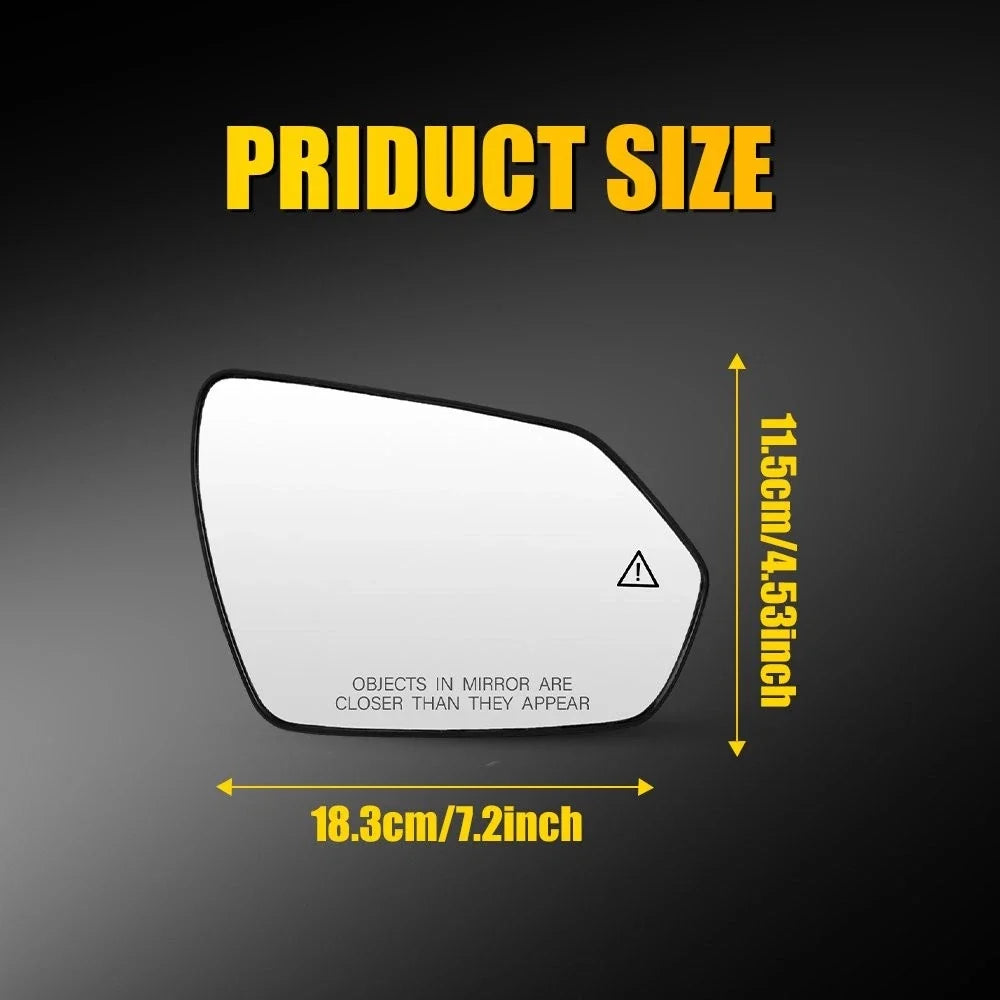 Heated Passenger Side Mirror Glass with Blind Spot for Hyundai Elantra (2021–2023)