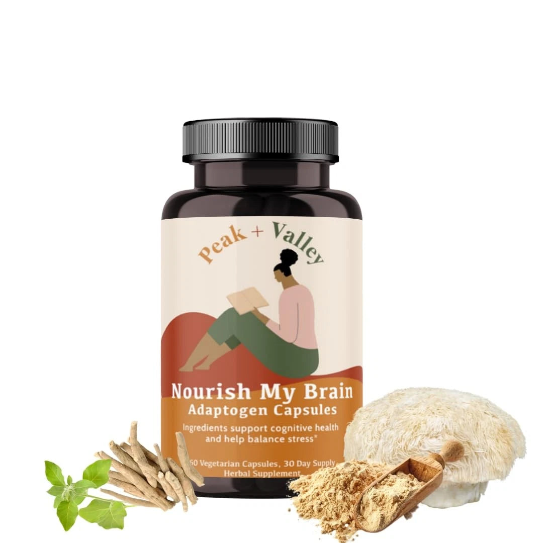 Lion's Mane Mushroom Capsules for Memory & Focus (Nootropic Supplement)